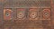 Mamluk era style wooden engraved panel decorated with floral and geometric patterns