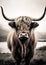 Mammal scotland cow hairy scottish horn animal grass bull cattle farm nature