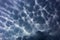 Mammatus storm clouds, bautiful storm cloud formation