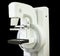 Mammography machine for breast screening device on black background