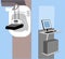 Mammography Machine. Women s Diagnostics and Health concept. X-ray Mammography 3d