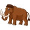 Mammoth Animal Cartoon Colored Clipart