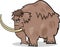 Mammoth cartoon illustration