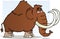 Mammoth cartoon mascot character