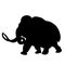 Mammoth Hand drawn, Vector, Eps, Logo, Icon, silhouette Illustration by crafteroks for different uses.