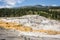 Mammoth Hot Springs. Northern entrance, Yellowstone Park, USA