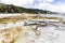 Mamoth hot springs in Yellowstone