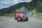 Man with 4WD Offload on Jeep in Mt. Bromo