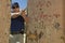 Man Aiming Hand Gun At Firing Range