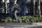 Man with Arms Open, large public sculpture commission by Giles Penny in Canary Wharf