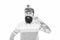 Man bearded captain sailor uniform marine cruise, ocean adventure concept