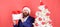 Man bearded hipster formal suit christmas tree hold gift box. Sharing kindness and happiness. Prepare gifts for everyone