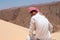 Man in bedouin clothes