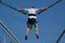 Man on Bungee Rope