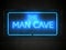 The Man Cave Neon Sign Illustration