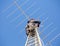 Man climbing a tower