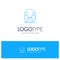 Man, Clone, User, Identity, Duplicate Blue outLine Logo with place for tagline