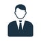 Man  customer  person  manager icon. Simple vector graphics