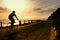 Man cycling at Golden Gate National Recreation Area