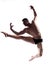 Man dancer gymnastic jump