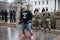 Man Dances for Peace in Front of an Armed Rally at the Ohio Statehouse