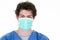 Man doctor coronavirus covid 19 protective ties mask clothing to health protection from Corona virus