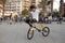 Man doing stunt on a bike, Lebanon