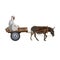 Man with donkey cart