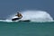 Man drive on the jetski