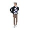 Man fashion pixel