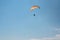 Man flying on paraglider