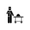 Man, food, services, hotel icon. Element of hotel pictogram icon. Premium quality graphic design icon. Signs and symbols