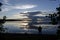 Man in front of a Lake.