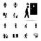 man, going, pee icon. Pain People icons universal set for web and mobile