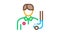 Man Golf Player Icon Animation