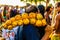 The man and her oranges