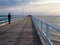 Man on Hervey Bay jetty