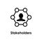 man, hexagon, stakeholders icon. One of business collection icons for websites, web design, mobile app