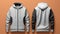 Man hoodie, Views of adult man hoodie shirts mockup collection, Casual clothing fashion in winter concept