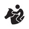 Man Horseriding icon. Trendy Man Horseriding logo concept on white background from People collection