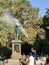 A man hoses of the Statue of the Duc de Richelieu - ODESSA