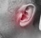 Man hurts his ear a symptom of the disease