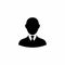 Man icon. Vector user symbol. Businessman sign