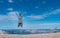 Man Jumps on Rocky Overlook to Crater Lake