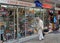 The man looks at the Czech Souvenirs shop show-window, the Czech Republic