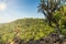 Man on a mountain in Paraguay.