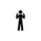 man myself, finger icon. Element of man pointing icon for mobile concept and web apps. Detailed man myself, finger icon can be use