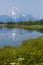 Man on a Paddle Board at Grand Teton National Park