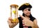 Man pirate isolated on the white background