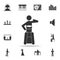 Man playing Djembe icon. Detailed set of music icons. Premium quality graphic design. One of the collection icons for websites; we